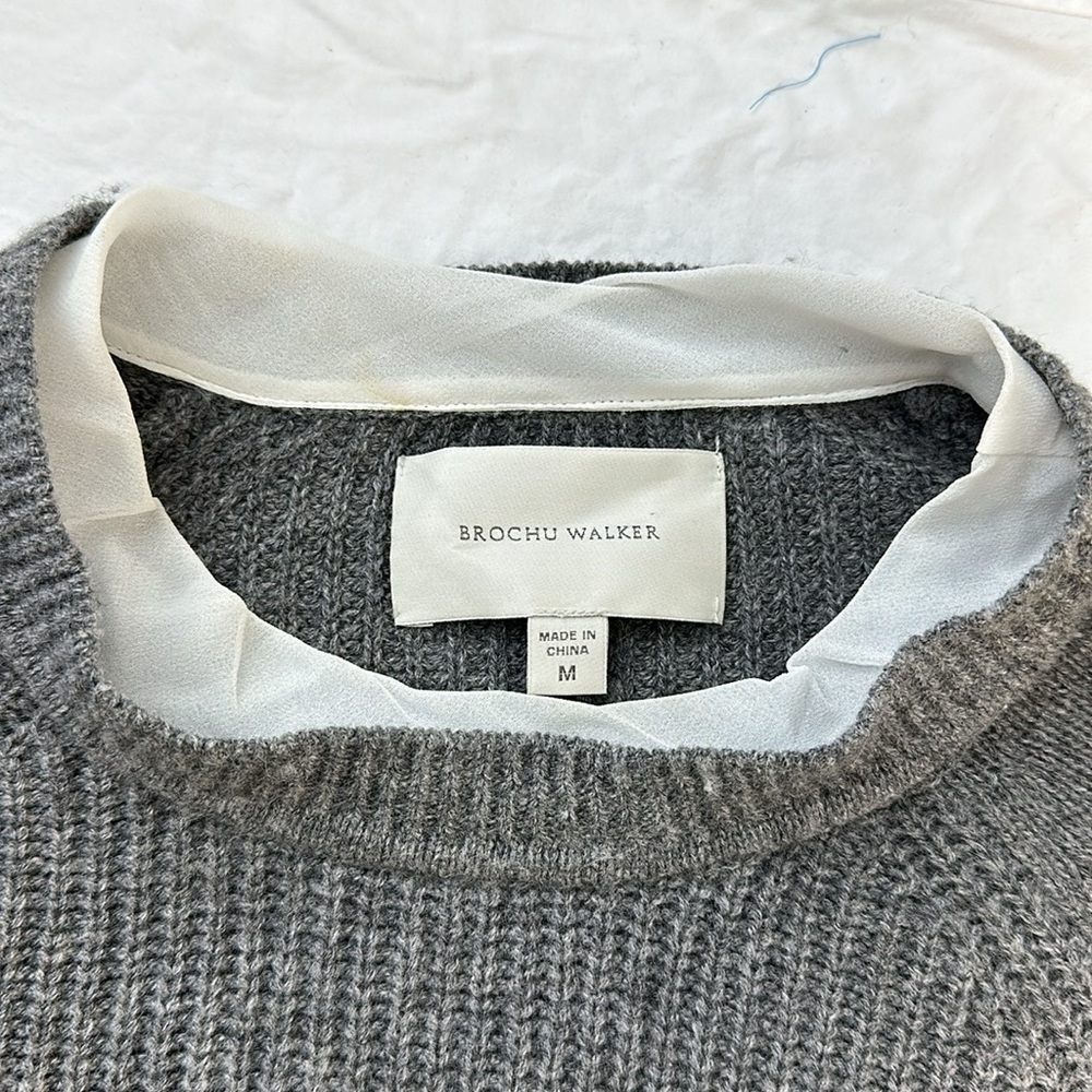 Brochu Walker Wool Cashmere Sweater Knit Dress - Picture 8 of 9